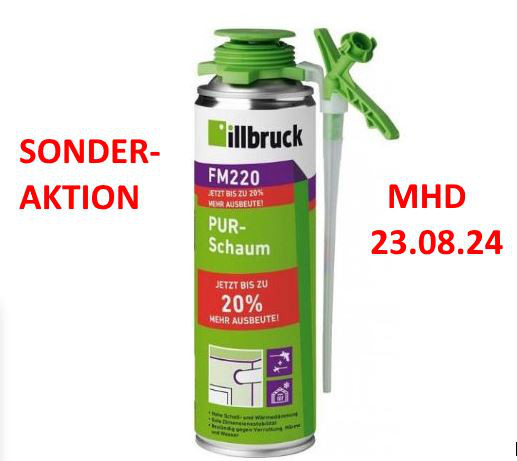 SONDERAKTION illbruck FM220 PUR Schaum Basic 500 ml MHD 23.08.2024