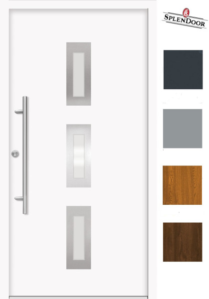 Splendoor Passivedoor Premium Mod. B01 Weiß ähnl. RAL 9016