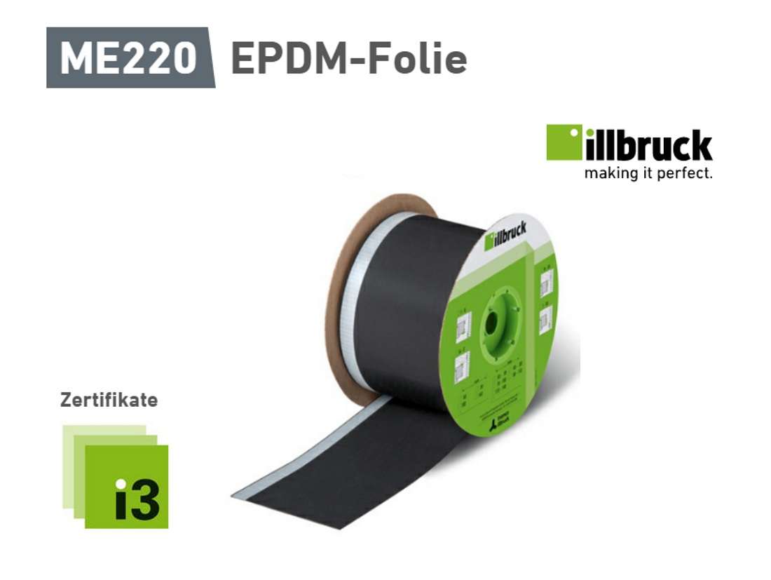 illbruck ME220 EPDMFolie mit Selbstklebestreifen Folien