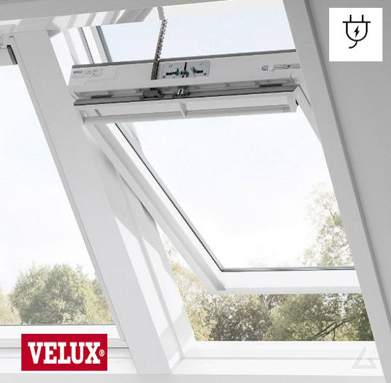 VELUX GGU Elektro Schwingfenster Kunststoff